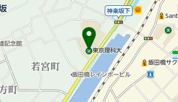 私立東京理科大学の地図画像