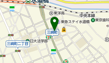 私立日本大学経済学部の地図画像