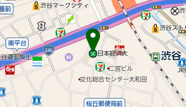 私立日本経済大学東京渋谷キャンパスの地図画像