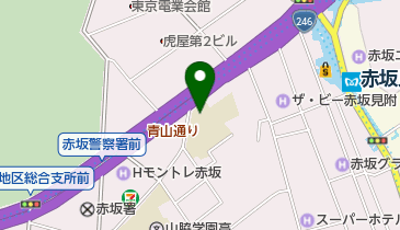 私立国際医療福祉大学東京赤坂キャンパスの地図画像