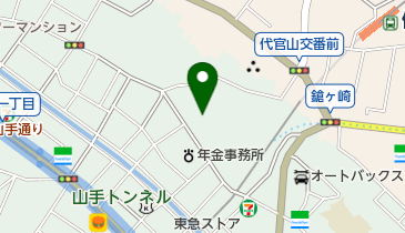 私立東京音楽大学中目黒・代官山キャンパスの地図画像