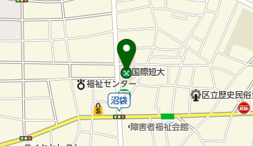 私立国際短期大学の地図画像