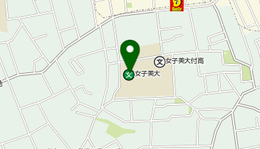 私立女子美術大学短期大学部の地図画像