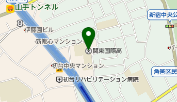 私立関東国際高校の地図画像