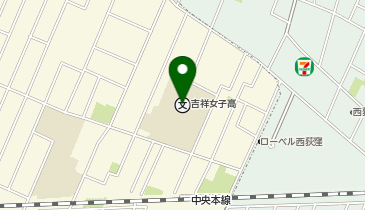 私立吉祥女子高校の地図画像