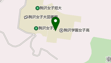 私立駒沢学園女子高校の地図画像