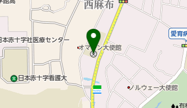 私立広尾学園高校の地図画像
