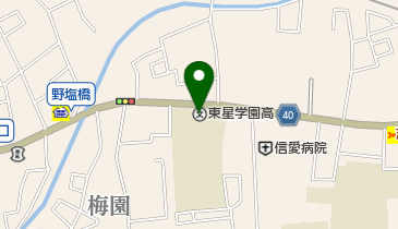 私立東星学園高校の地図画像