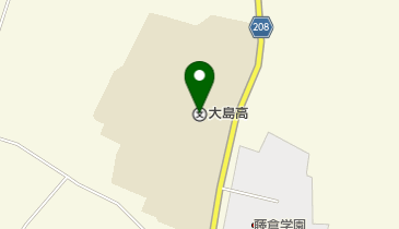 東京都立大島高校の地図画像