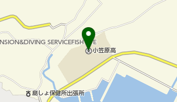 東京都立小笠原高校の地図画像