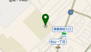 東京都立清瀬高校の地図画像