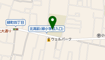 東京都立小金井北高校の地図画像