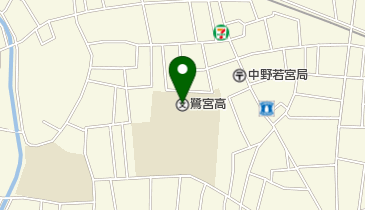 東京都立鷺宮高校の地図画像