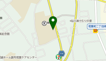 東京都立神代高校の地図画像