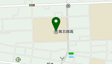 東京都立第五商業高校の地図画像