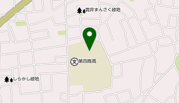 東京都立第四商業高校の地図画像