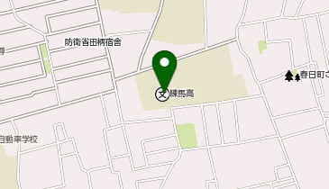 東京都立練馬高校の地図画像
