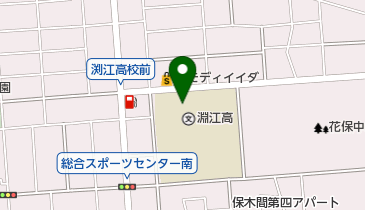 東京都立淵江高校の地図画像