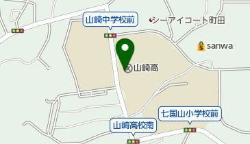 東京都立山崎高校の地図画像