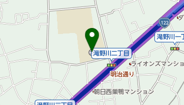 東京都立王子総合高校の地図画像