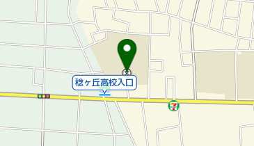東京都立稔ケ丘高校の地図画像