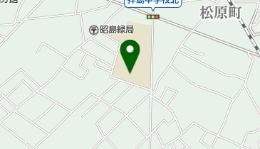 昭島市立拝島中学校の地図画像