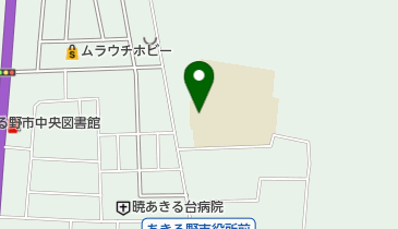 あきる野市立秋多中学校の地図画像