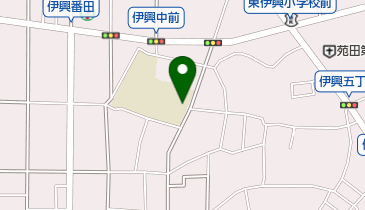 足立区立伊興中学校の地図画像