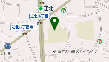 興本扇学園足立区立扇中学校の地図画像