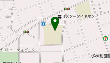 足立区立蒲原中学校の地図画像