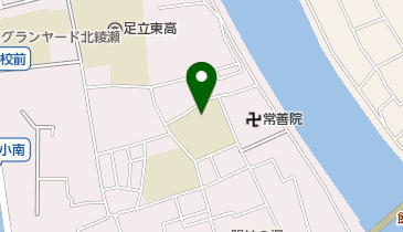 足立区立第十二中学校の地図画像