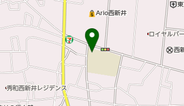 足立区立第七中学校の地図画像