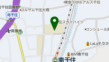 荒川区立南千住第二中学校の地図画像