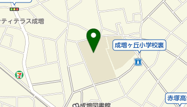 板橋区立赤塚第二中学校の地図画像