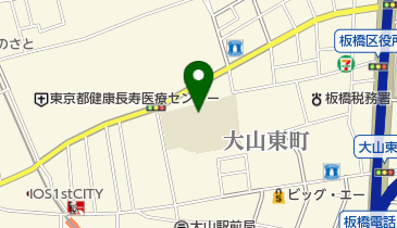 板橋区立板橋第一中学校の地図画像