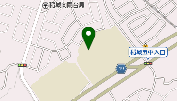 稲城市立稲城第五中学校の地図画像