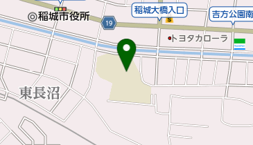 稲城市立稲城第三中学校の地図画像