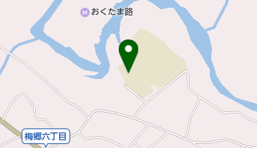 青梅市立西中学校の地図画像
