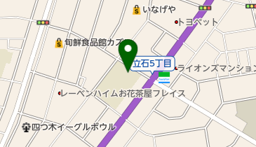 葛飾区立大道中学校の地図画像