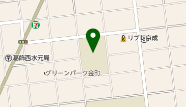 葛飾区立葛美中学校の地図画像