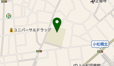 葛飾区立上平井中学校の地図画像