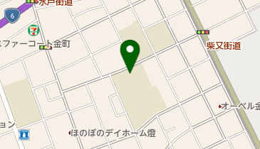 葛飾区立常盤中学校の地図画像