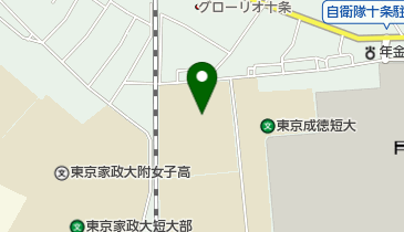 北区立十条富士見中学校の地図画像