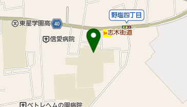 清瀬市立清瀬第二中学校の地図画像
