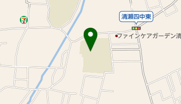 清瀬市立清瀬第四中学校の地図画像