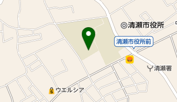 清瀬市立清瀬中学校の地図画像