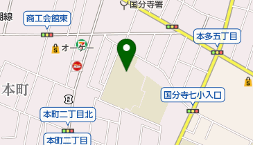 国分寺市立第二中学校の地図画像