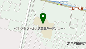 小平市立上水中学校の地図画像