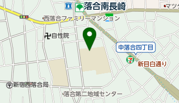 新宿区立落合第二中学校の地図画像