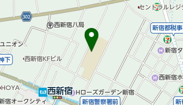 新宿区立西新宿中学校の地図画像